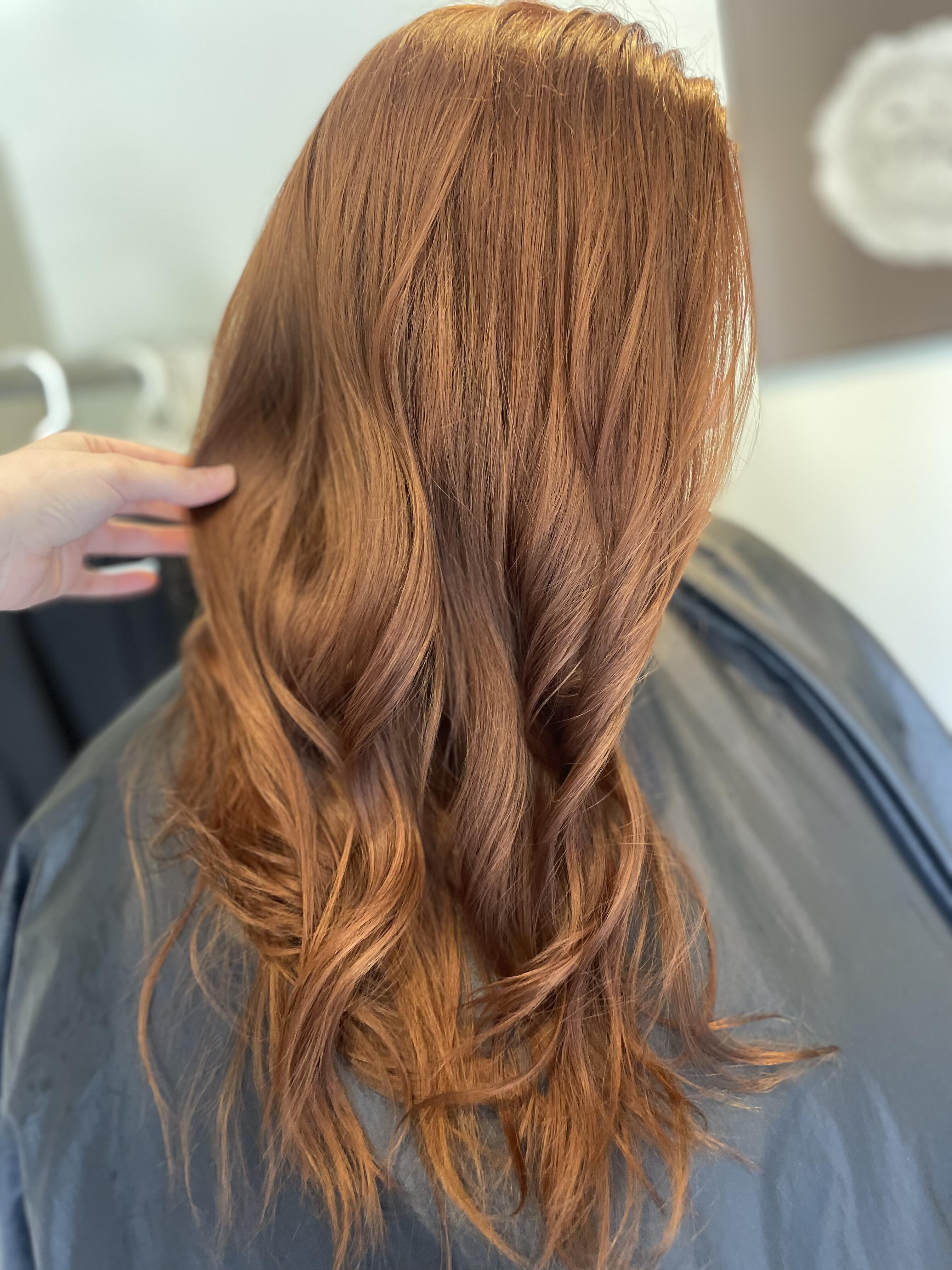 New hair color and hair style at Hair Loft Salon