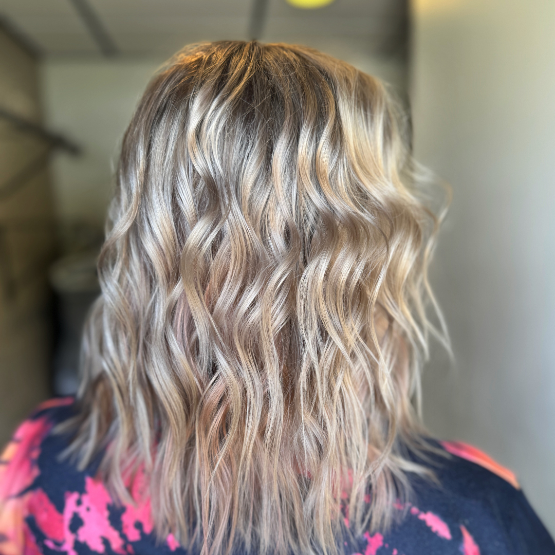 A blonde hair refresh at Hair Loft Salon