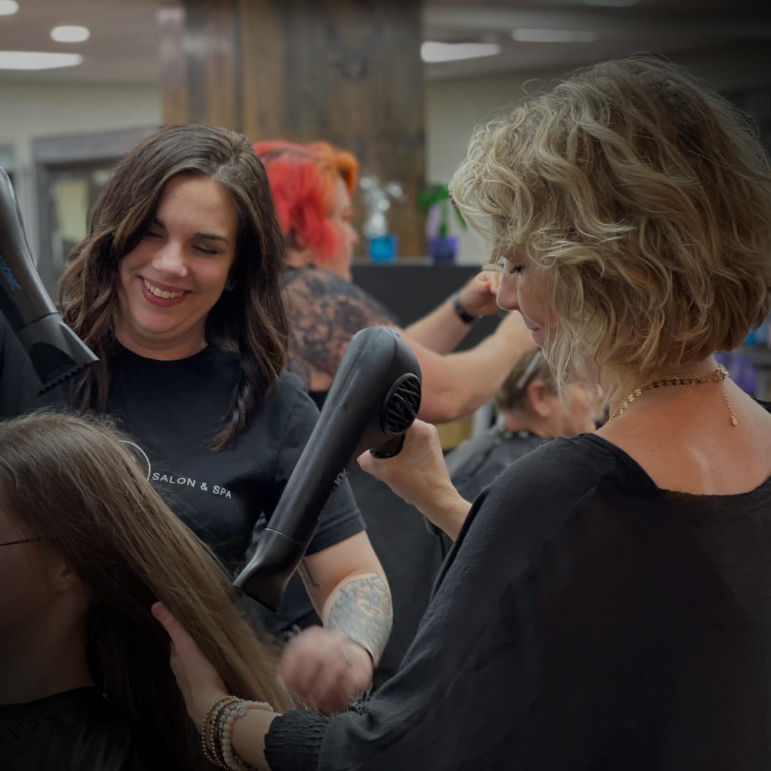 Our hair stylists are always working together to provide a better experience for our salon guests.